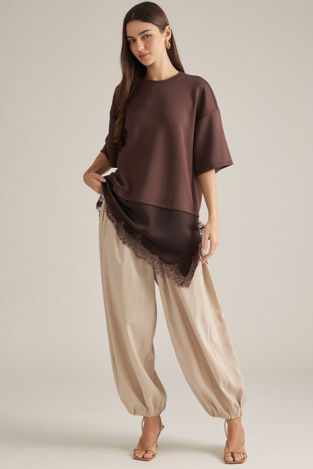 Elastic Ballon Pants
