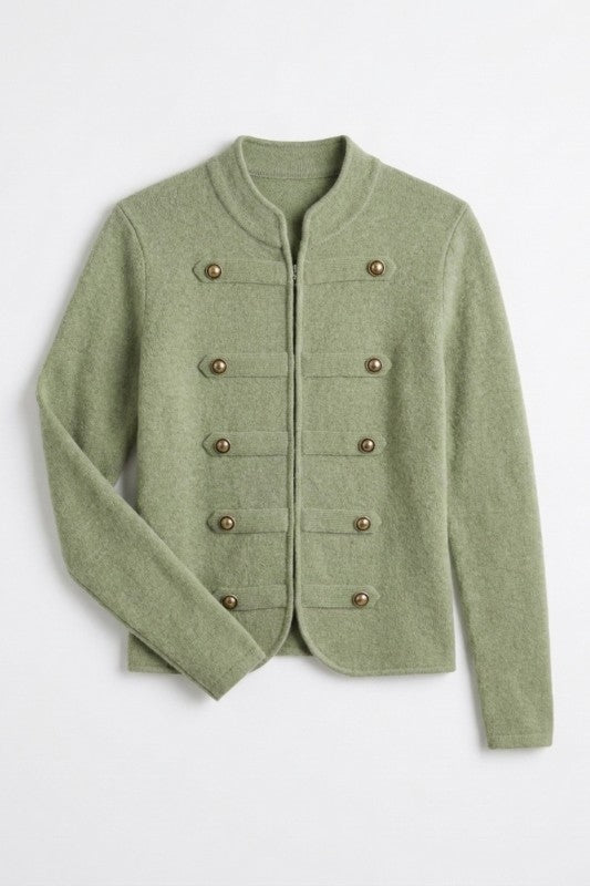 MILITARY KNIT JACKET