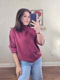 BERRY RELAXED SWEATER