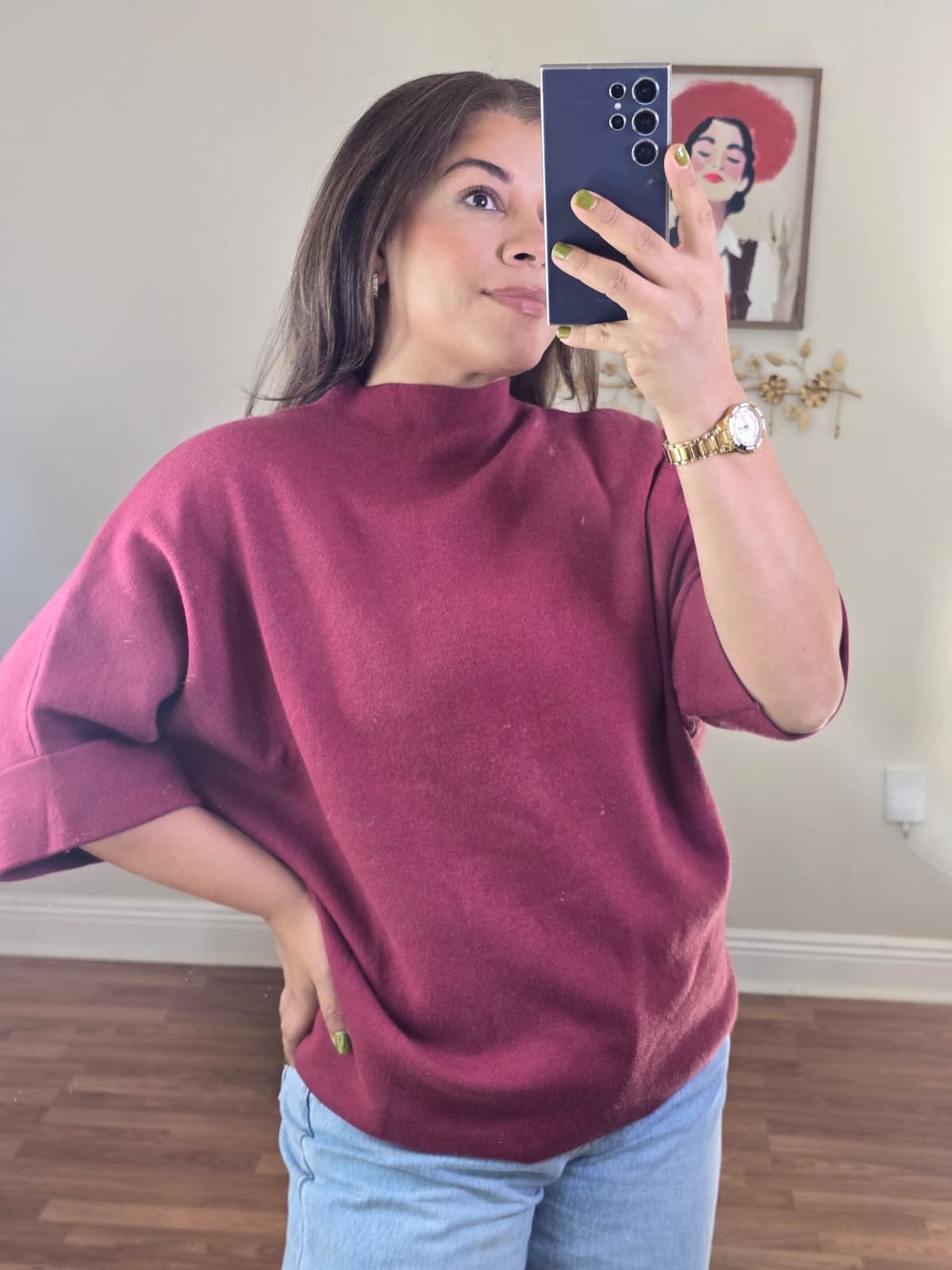 COBALT RELAXED SWEATER