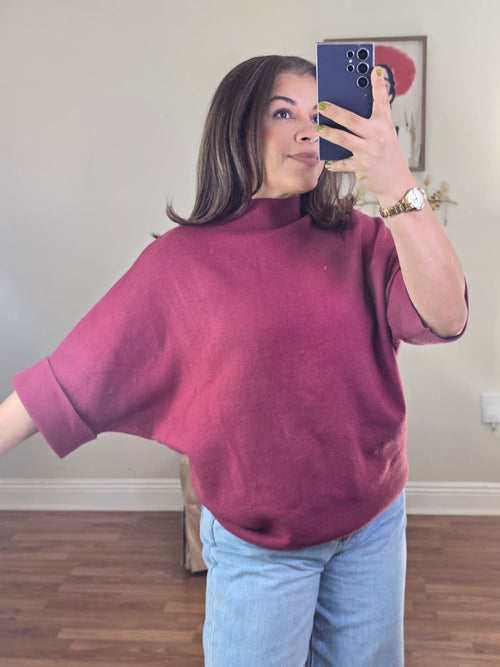 COBALT RELAXED SWEATER